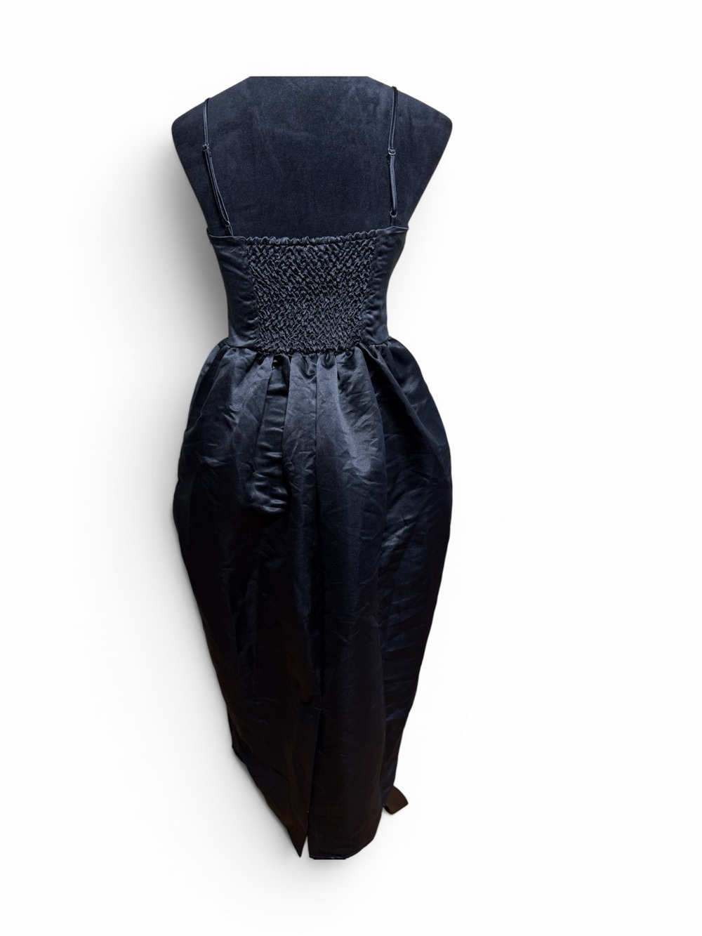 Future Collective Women's Sweetheart Bubble Satin Midi Dress - Picture 2 of 6